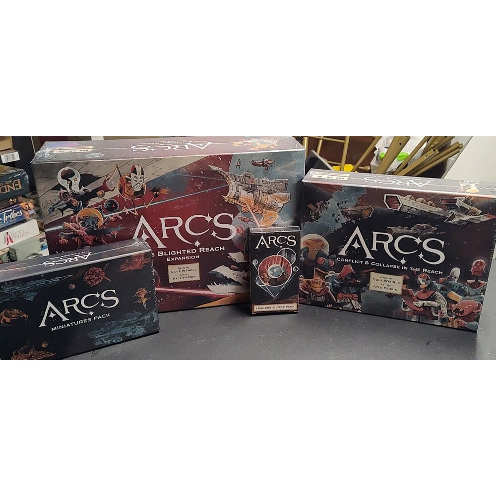 Arcs Board Game Bundle, complete set
